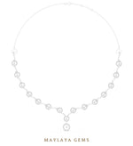Load image into Gallery viewer, Maylaya Gems necklace in white gold
