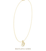 Load image into Gallery viewer, Maylaya Gems pendant in yellow gold - pendant only, chain not included
