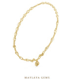 Load image into Gallery viewer, Maylaya Gems necklace in yellow gold
