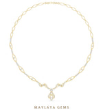 Load image into Gallery viewer, Maylaya Gems necklace in yellow gold
