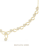 Load image into Gallery viewer, Maylaya Gems necklace in yellow gold
