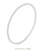 Load image into Gallery viewer, Maylaya Gems necklace in white gold
