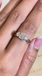 Load and play video in Gallery viewer, Maylaya Gems JF02A jewelry shown on hand - silent 1080p video
