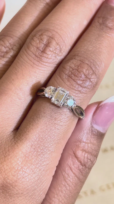 Maylaya Gems JF02A jewelry shown on hand - silent 1080p video
