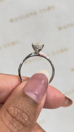 Load and play video in Gallery viewer, 9K Gold 1.09 ct Oval Diamond Ring | Maylaya Gems product video
