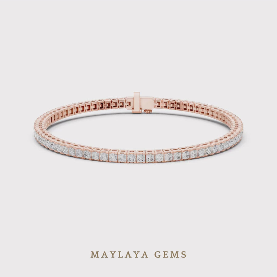 Maylaya Gems bracelet — watermarked 360 degree design render