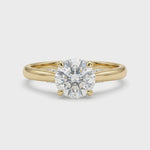 Load and play video in Gallery viewer, Celeste Twisted Solitaire Diamond Ring
