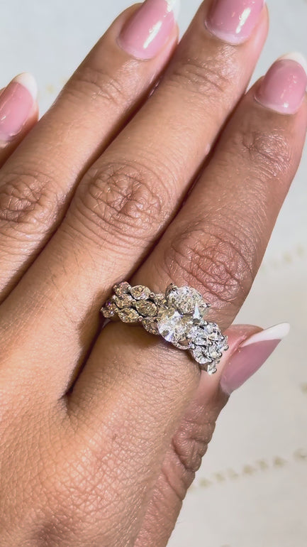 Maylaya Gems RGJ031 / STK119 jewelry shown on hand - silent 1080p video