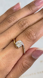 Load and play video in Gallery viewer, Maylaya Gems STK61 jewelry shown on hand - silent 1080p video
