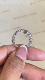 Load and play video in Gallery viewer, Maylaya Gems JF06A jewelry shown on hand - silent 1080p video
